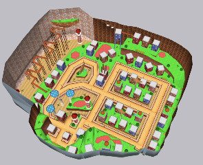Mario's Orange Summer City